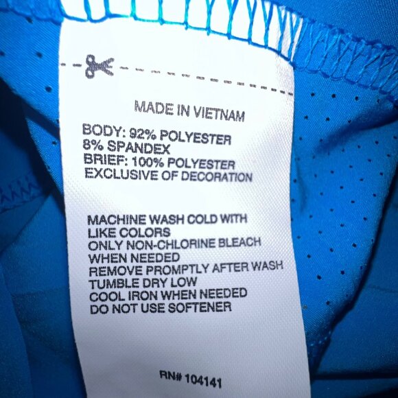 DSG Mens 2XL 7" Stride Run Shorts Ibiza Blue Polyester & Spandex - Picture 6 of 9